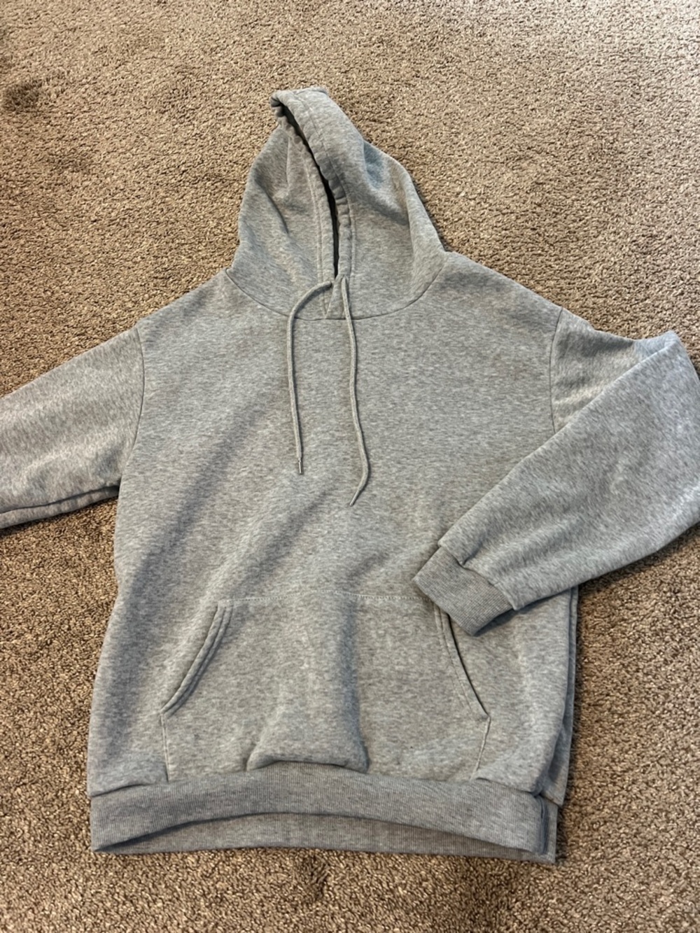 SHEIN Women’s Heather Gray Pullover Hoodie